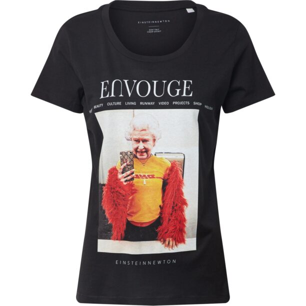 EINSTEIN & NEWTON Tricou 'Queen'  galben / mai multe culori / negru