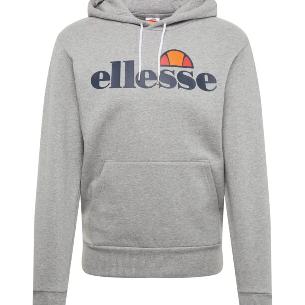 ELLESSE Bluză de molton 'Gottero'  albastru noapte / gri amestecat / portocaliu mandarină / roșu rodie