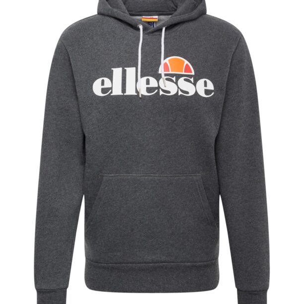 ELLESSE Bluză de molton 'Gottero'  gri închis / portocaliu mandarină / roșu rodie / alb