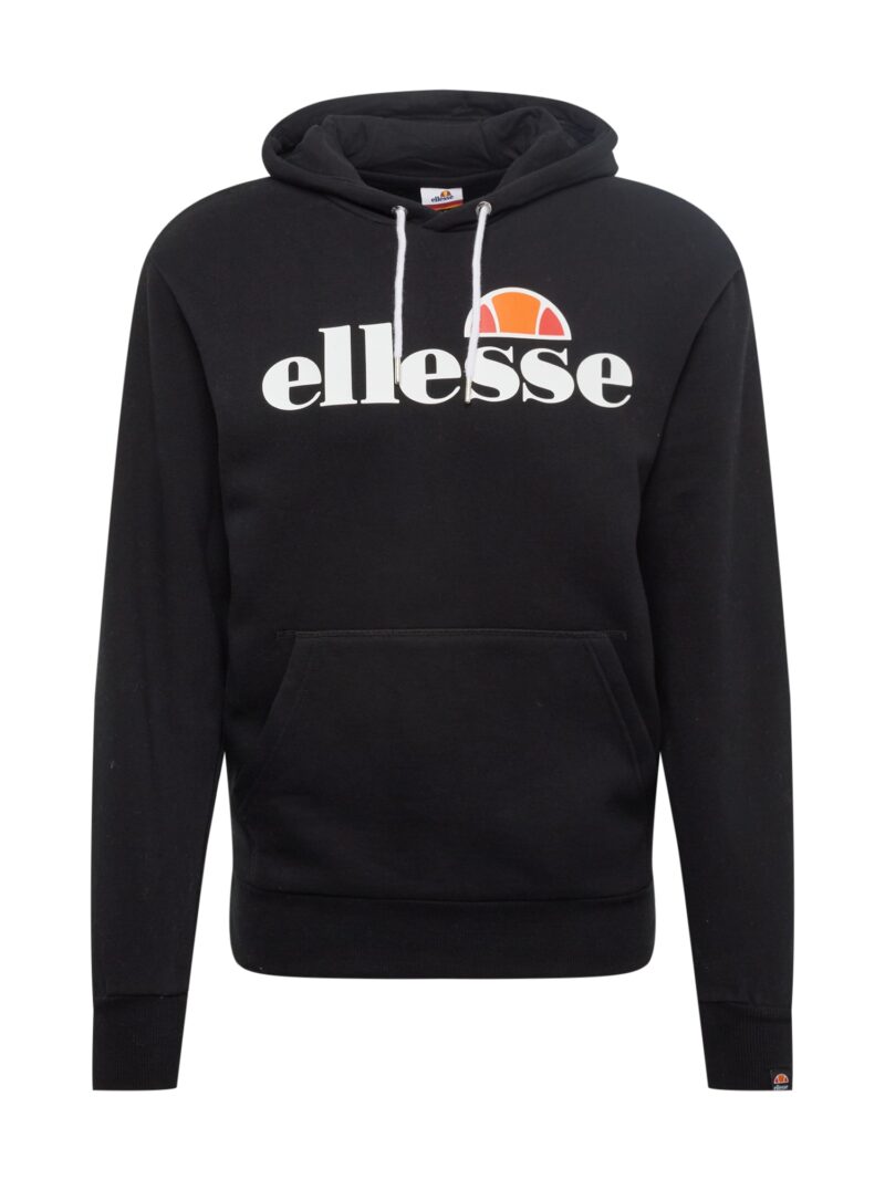 ELLESSE Bluză de molton 'Gottero'  portocaliu / roșu orange / negru / alb