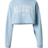 ELLESSE Bluză de molton 'Guiditta'  albastru deschis / alb