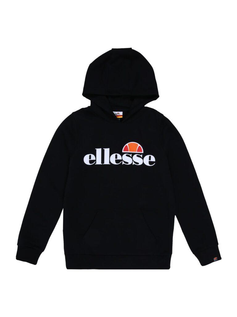 ELLESSE Bluză de molton 'Isobel'  portocaliu / roșu / negru / alb