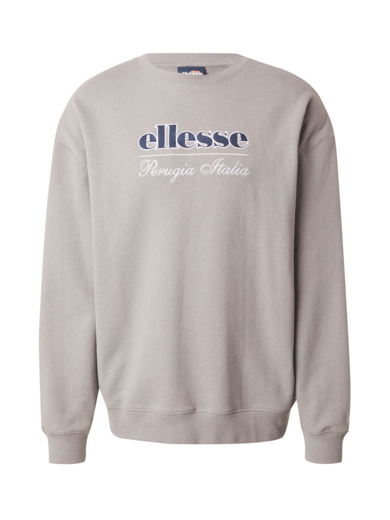 ELLESSE Bluză de molton 'Peravio'  bleumarin / gri / alb