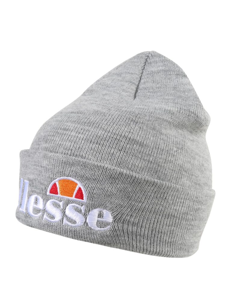 ELLESSE Căciulă 'Velly'  gri amestecat / portocaliu / roșu deschis / alb