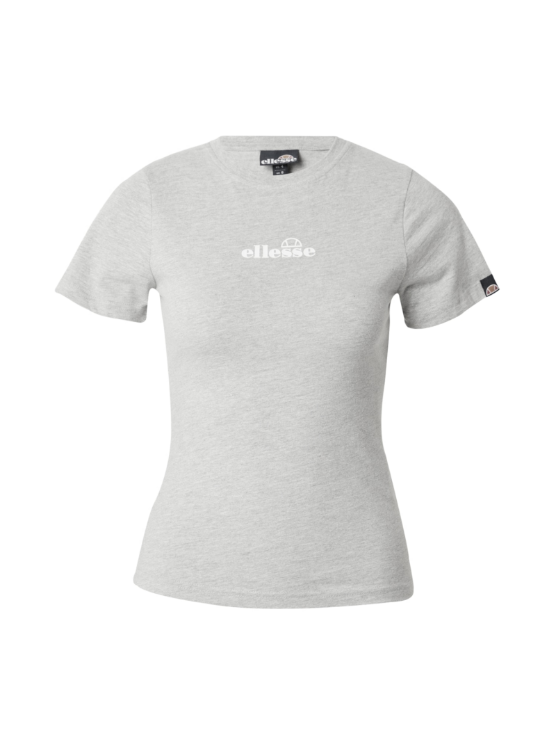 ELLESSE Tricou 'Beckana'  gri amestecat / alb