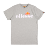 ELLESSE Tricou 'JENA'  gri amestecat / portocaliu / roșu cranberry / alb