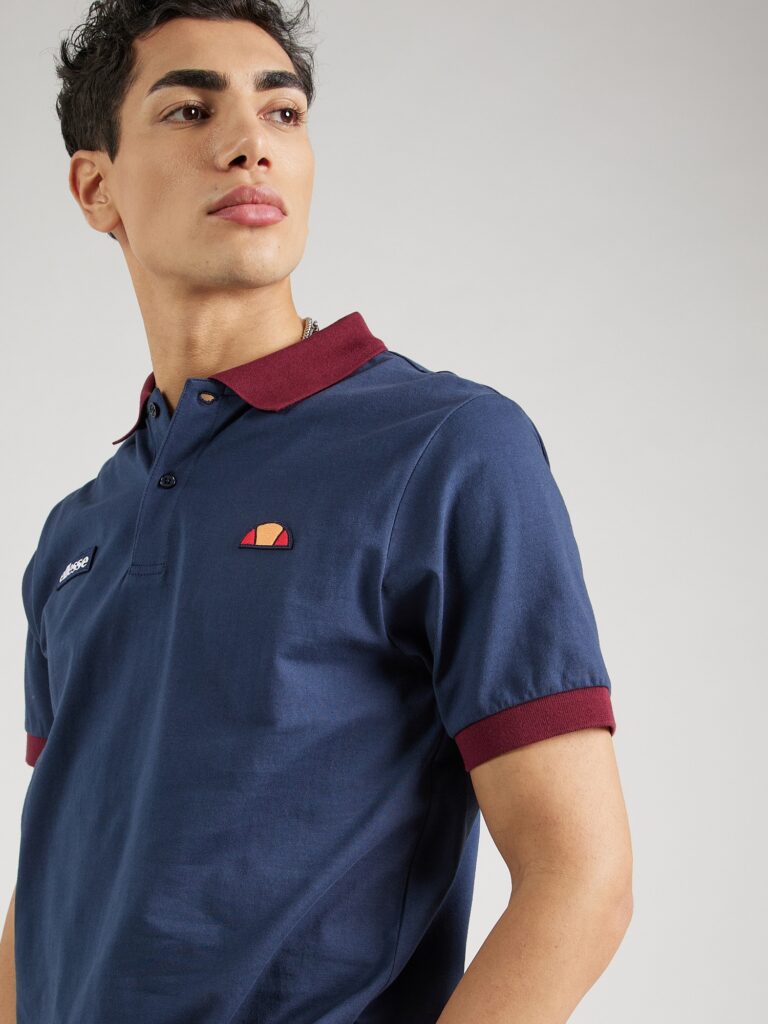 Preţ ELLESSE Tricou 'Lessepsia'  bleumarin / roșu / roșu carmin / alb