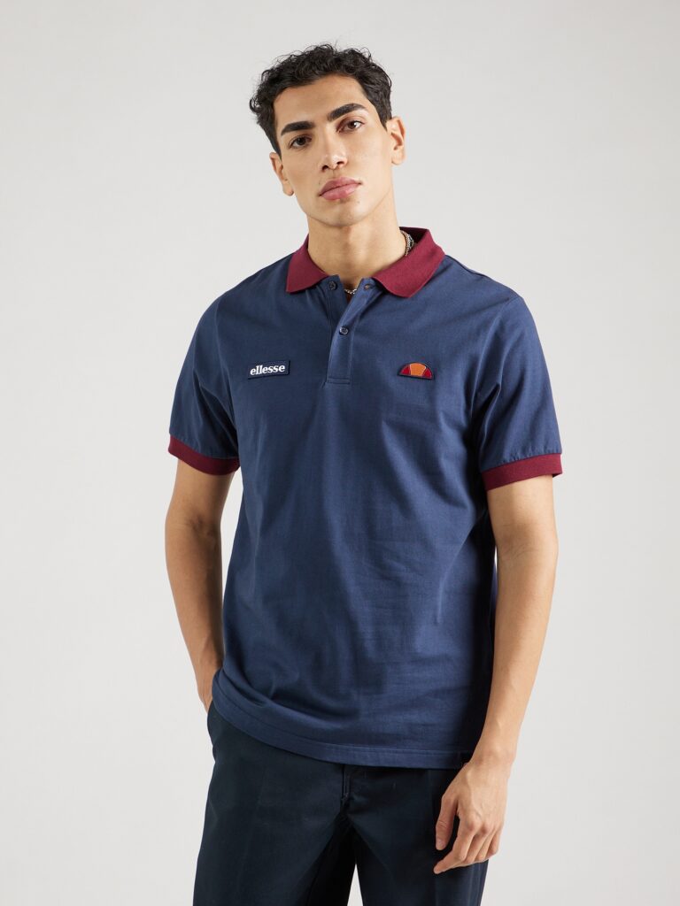 ELLESSE Tricou 'Lessepsia'  bleumarin / roșu / roșu carmin / alb