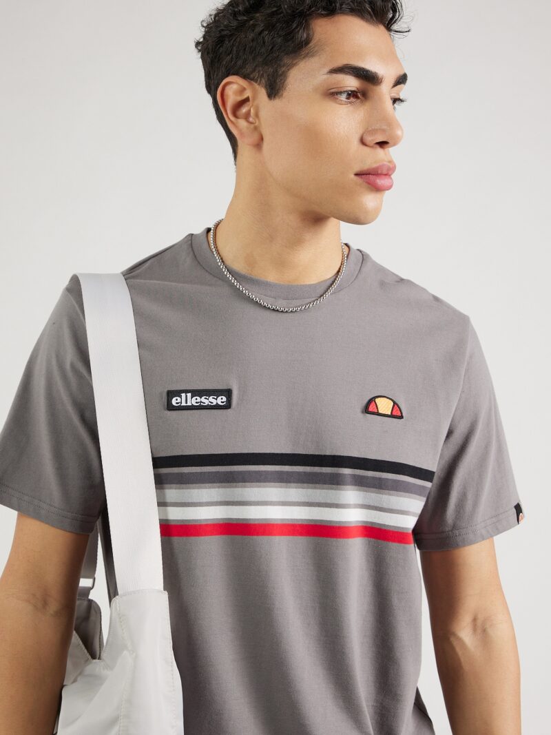 Preţ ELLESSE Tricou 'Marsella'  gri / gri deschis / roșu / alb