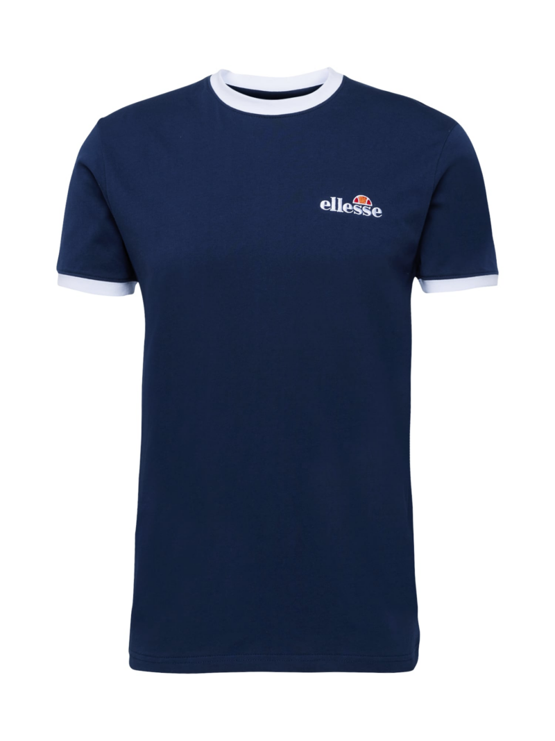 ELLESSE Tricou 'Meduno'  bleumarin / albastru închis / roșu / alb