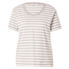 ESPRIT Tricou  gri taupe / alb