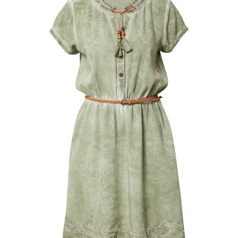 Eight2Nine Rochie tip bluză  oliv