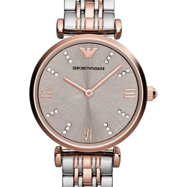 Emporio Armani Ceas analogic 'AR1840'  auriu - roz / argintiu