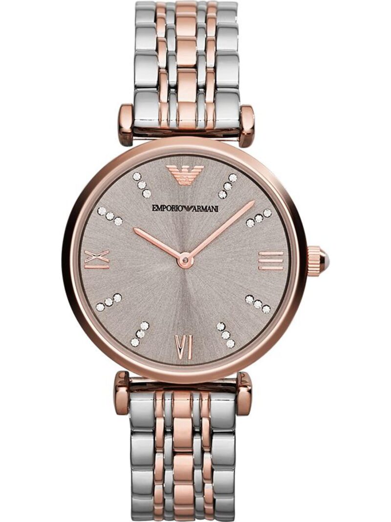 Emporio Armani Ceas analogic 'AR1840'  auriu - roz / argintiu