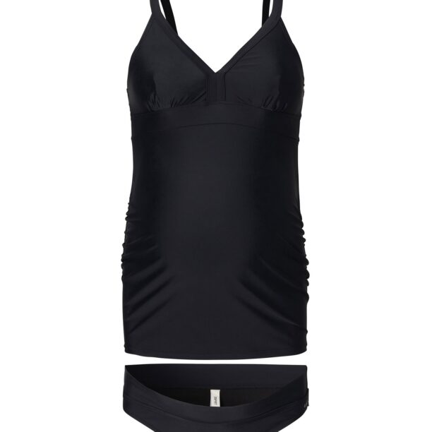 Esprit Maternity Costum de baie Tankini  negru / alb