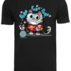 F4NT4STIC Tricou  azur / gri deschis / gri închis / roși aprins / negru