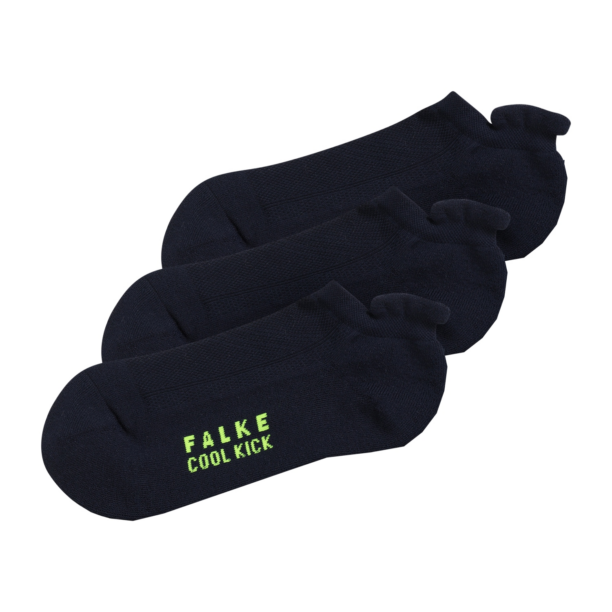 FALKE Șosete 'Cool Kick'  albastru marin / verde neon