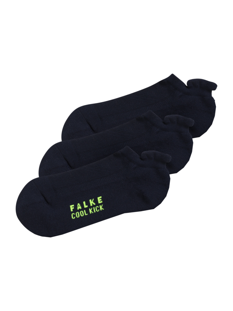 FALKE Șosete 'Cool Kick'  albastru marin / verde neon