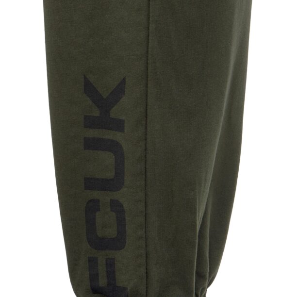 Preţ FCUK Pantaloni  kaki / negru