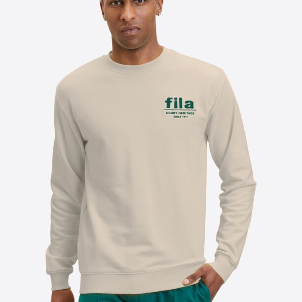 FILA Bluză de molton 'LISBON'  bej / verde