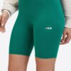 FILA Leggings  verde / sângeriu / alb