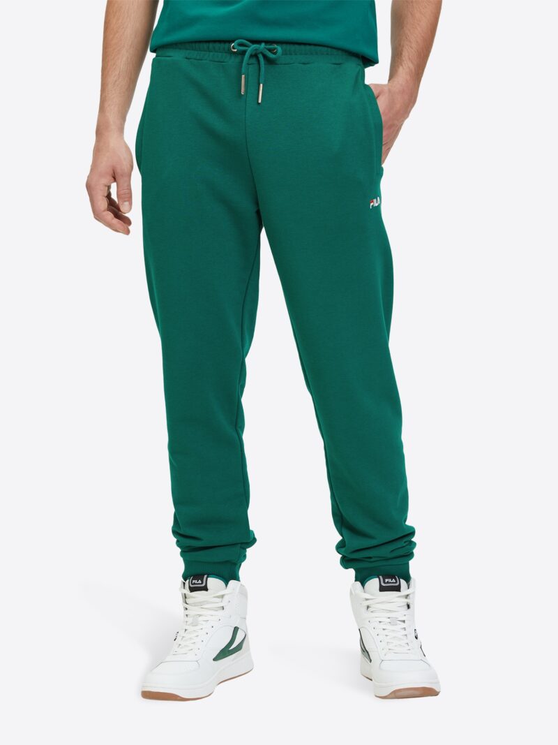 FILA Pantaloni 'Apparel Braives'  verde pin / roșu / alb