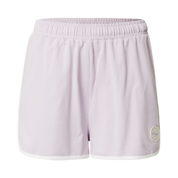 FILA Pantaloni 'MILA'  mov pastel / alb