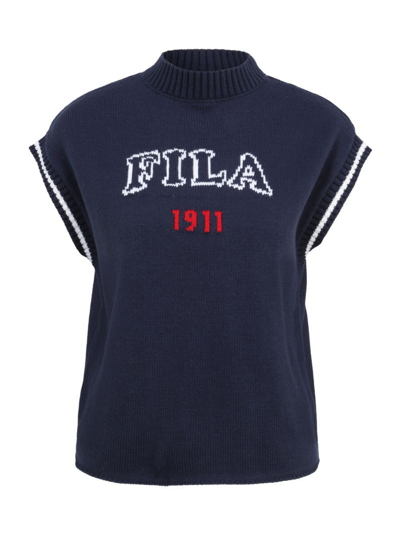 FILA Pulover 'TARIJA'  bleumarin / roșu intens / alb