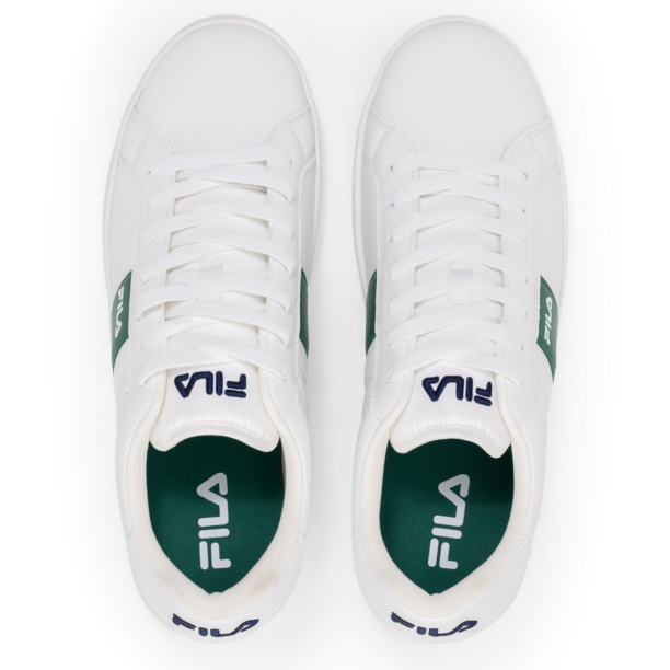 FILA Sneaker low 'CROSSCOURT LINE'  verde închis / alb