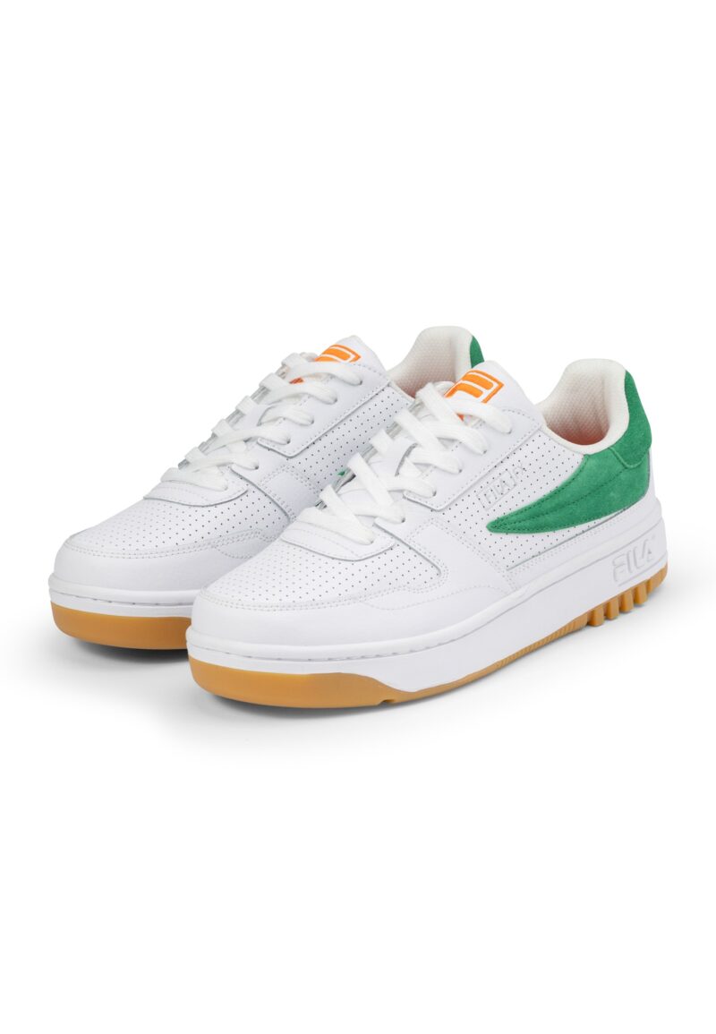 FILA Sneaker low 'Fxventuno Gs'  verde smarald / portocaliu închis / alb