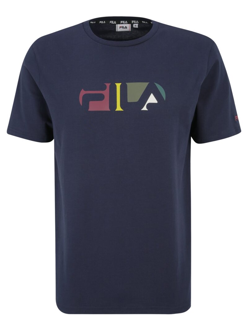 FILA Tricou 'BERLING'  albastru închis / galben / roșu / alb