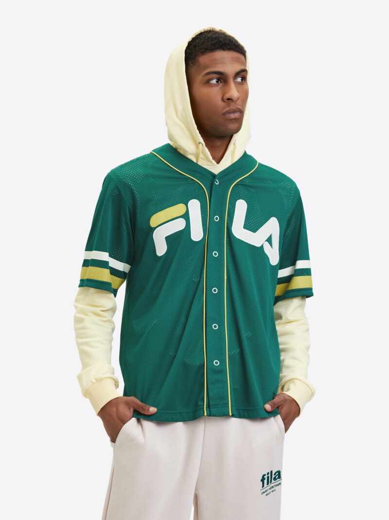 FILA Tricou 'LASHIO'  galben / verde / alb