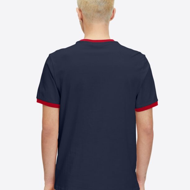 FILA Tricou 'LAZ'  bleumarin / roșu / alb preţ