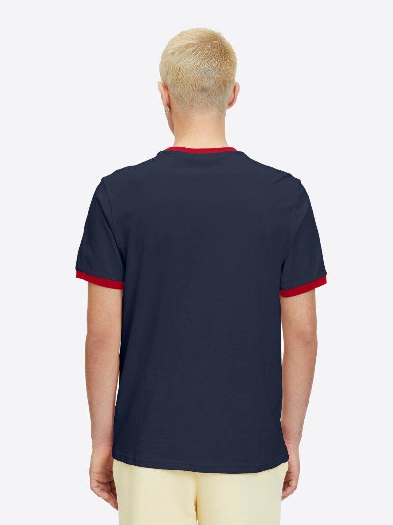 FILA Tricou 'LAZ'  bleumarin / roșu / alb preţ