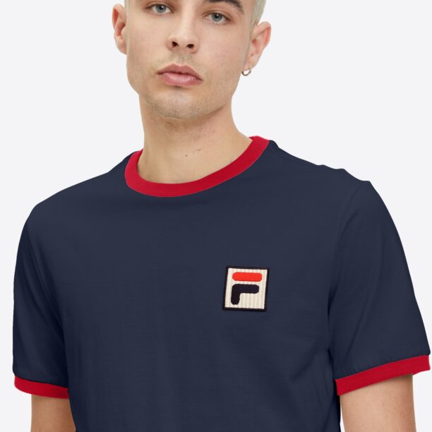 Cumpăra FILA Tricou 'LAZ'  bleumarin / roșu / alb