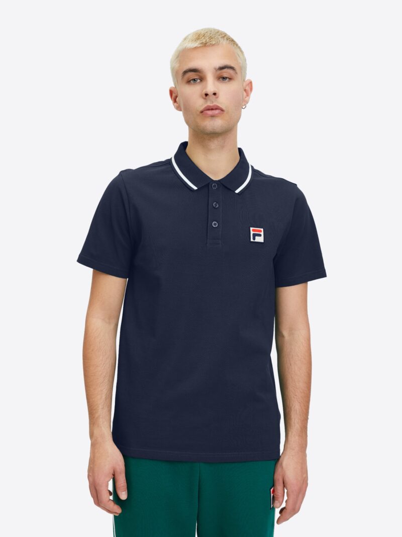 FILA Tricou 'LEITMERITZ'  bleumarin / roșu / alb