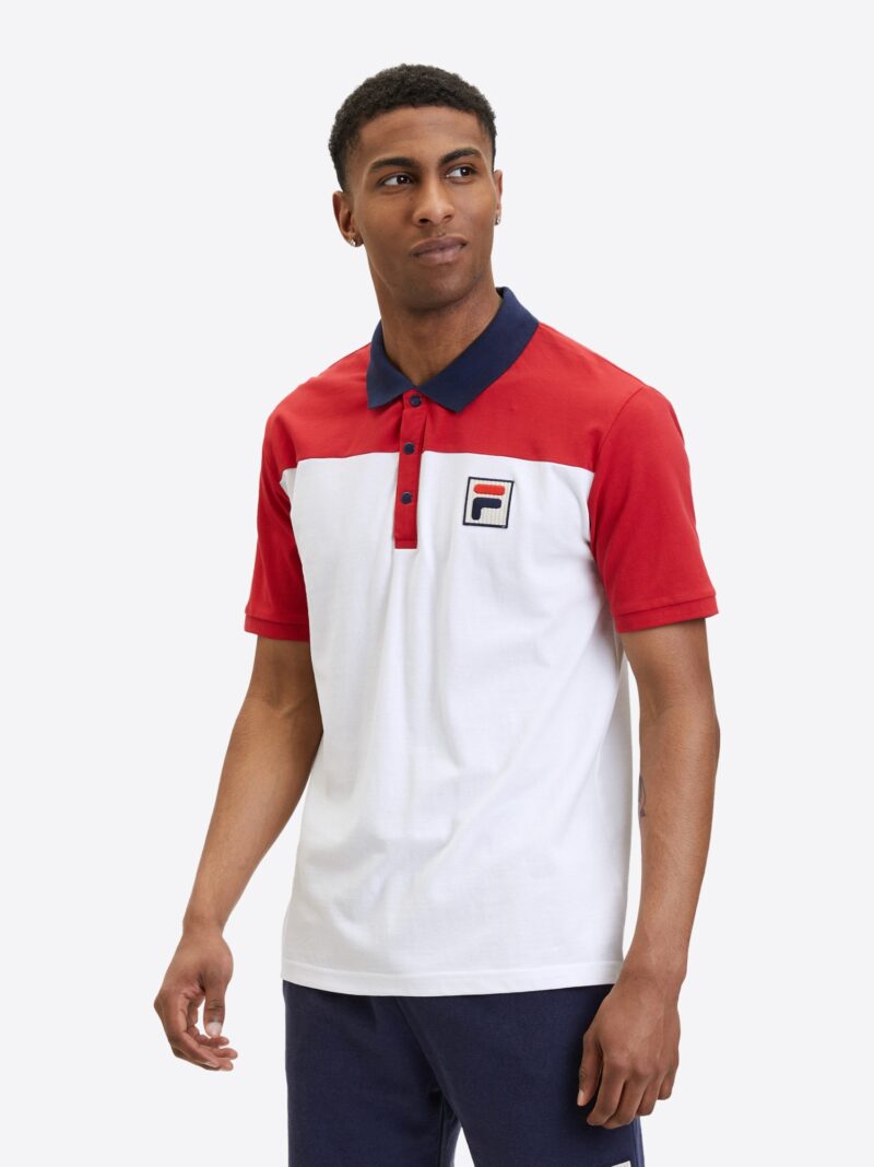 FILA Tricou 'LIANSHAN'  bleumarin / roșu / alb