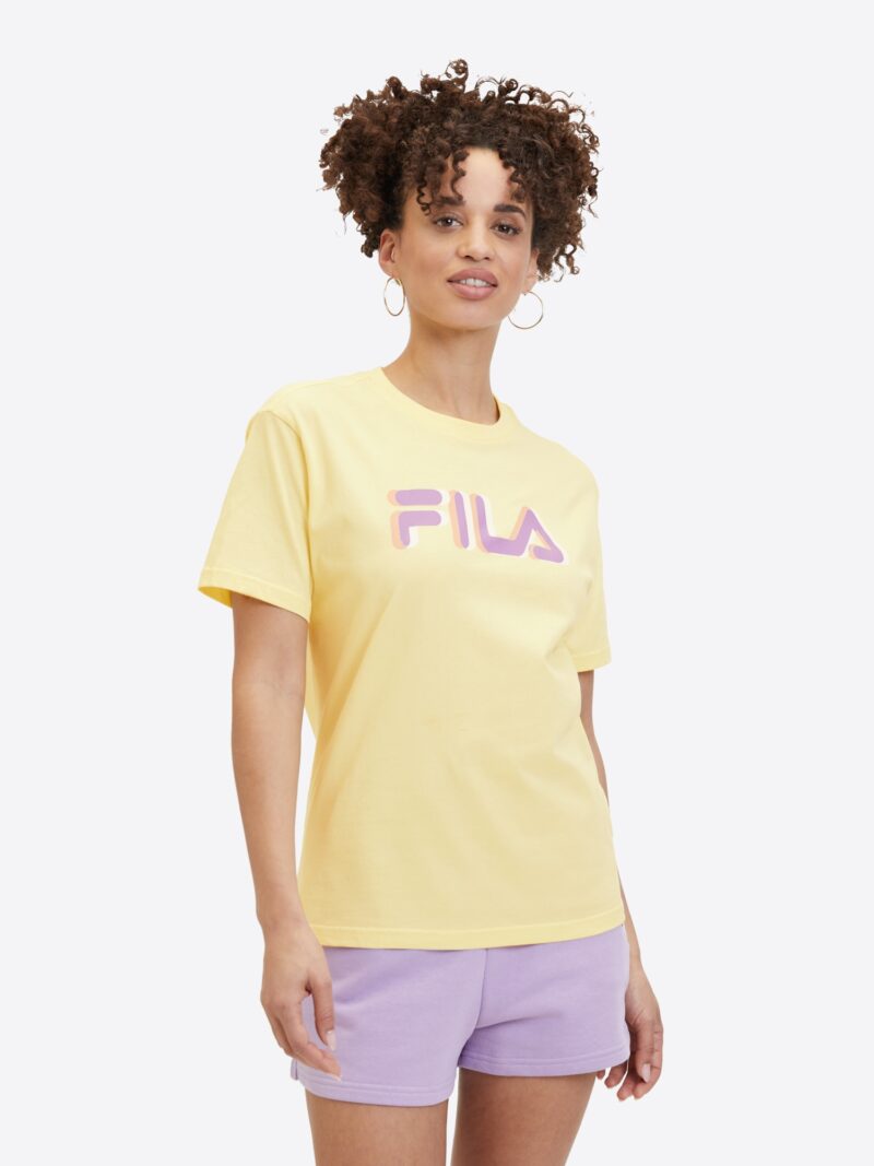 FILA Tricou 'LONDRINA'  galben / lila / portocaliu