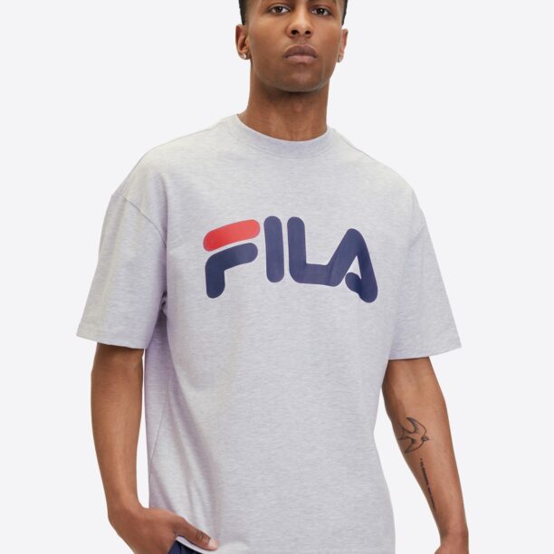 FILA Tricou 'LOWELL'  bleumarin / gri amestecat / roșu