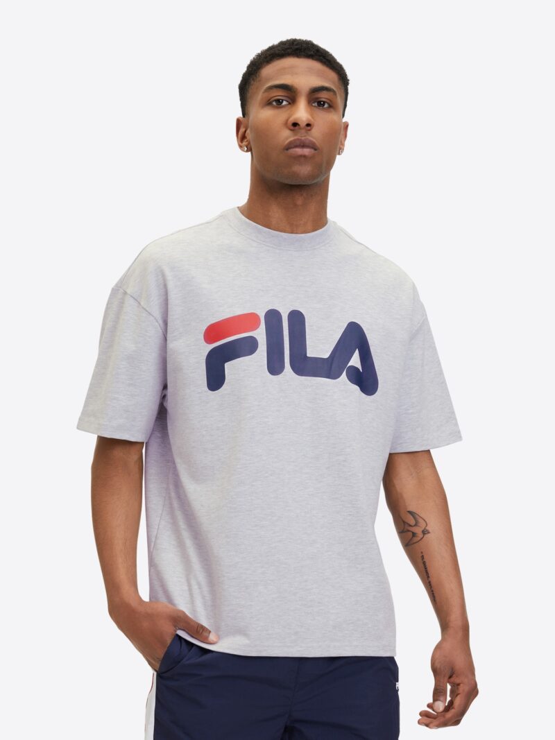 FILA Tricou 'LOWELL'  bleumarin / gri amestecat / roșu