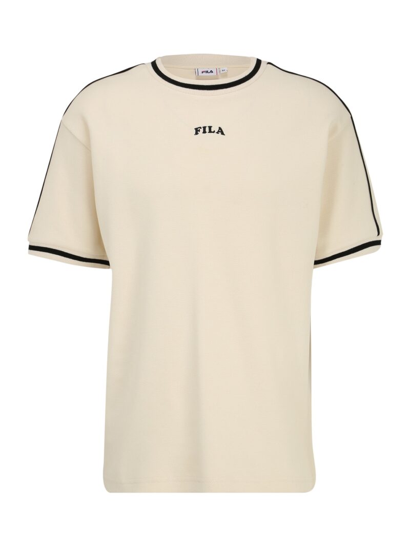 FILA Tricou 'TANGGU'  ecru / negru