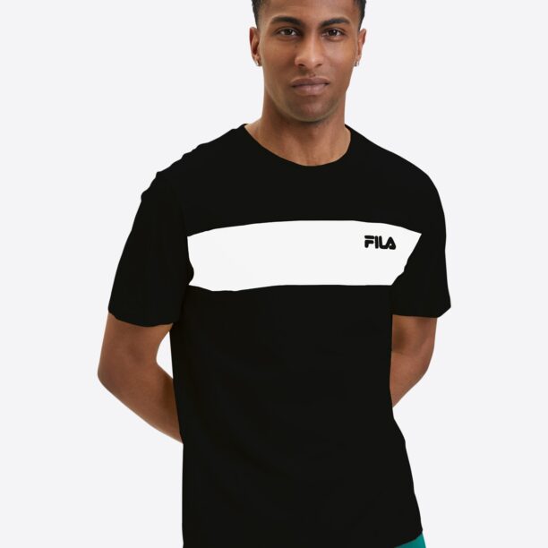 FILA Tricou  negru / alb