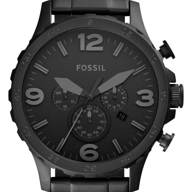 FOSSIL Ceas analogic 'Nate'  negru