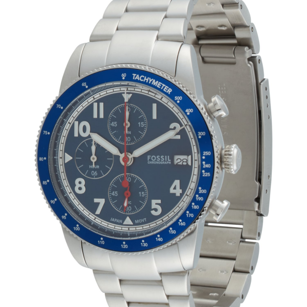 FOSSIL Ceas analogic 'SPORT TOURER'  bleumarin / argintiu