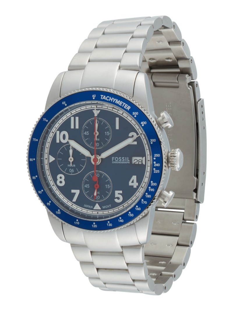 FOSSIL Ceas analogic 'SPORT TOURER'  bleumarin / argintiu