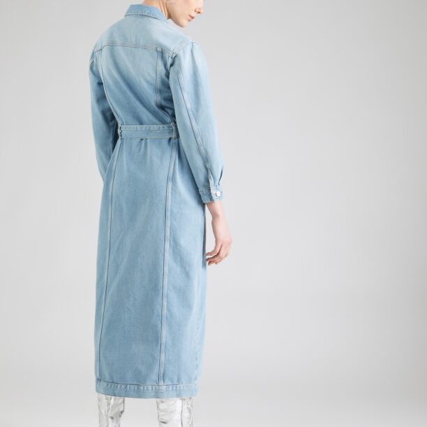 FRAME Rochie tip bluză  albastru denim preţ