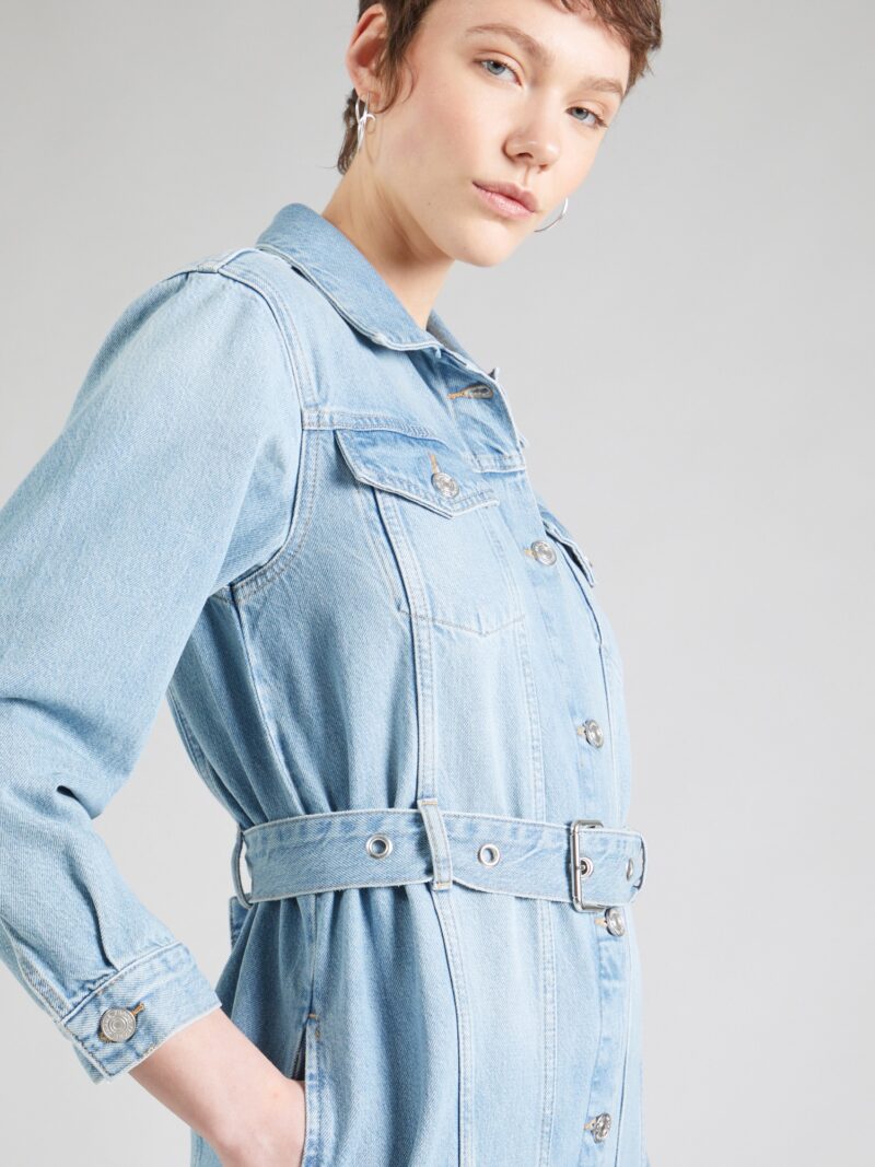 Preţ FRAME Rochie tip bluză  albastru denim