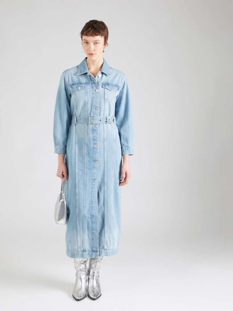 FRAME Rochie tip bluză  albastru denim