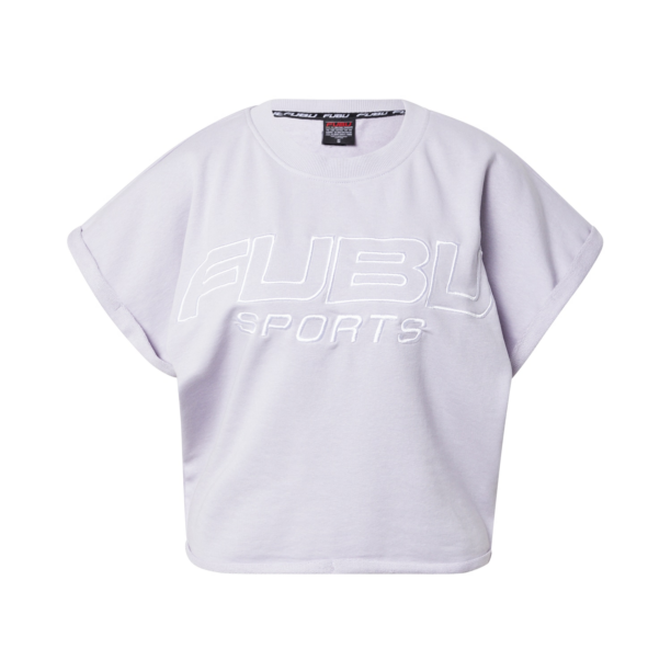 FUBU Tricou  mov pastel / alb