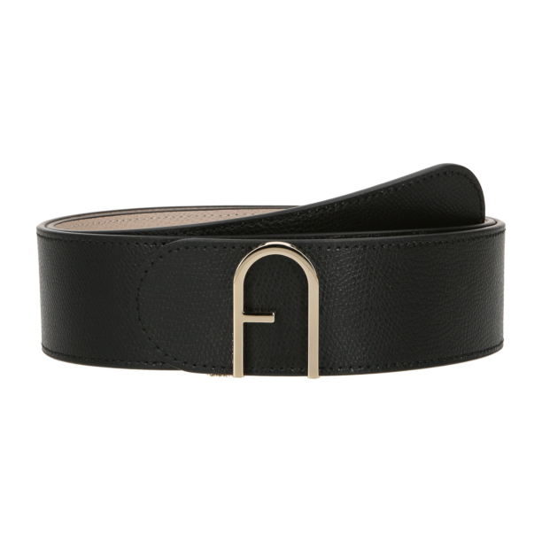 FURLA Curea  auriu / negru